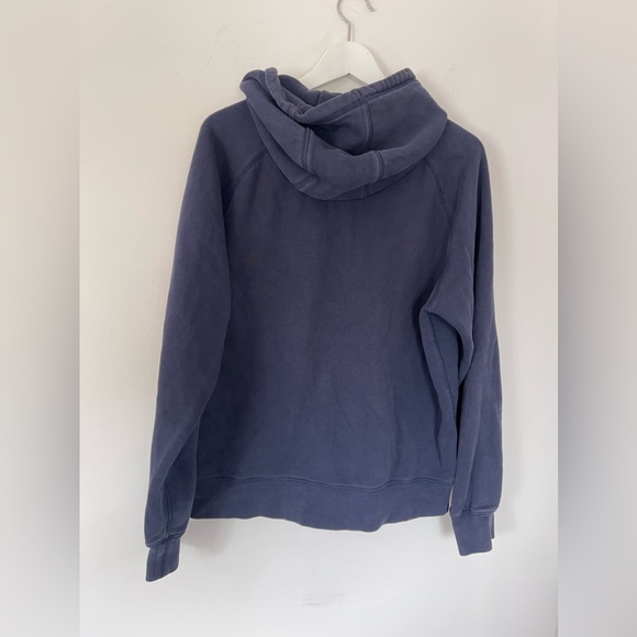 Nike Sportswear Club Overhead Hoodie Swoosh Embroidered Gym Y2k Navy Large Basic - Picture 8 of 9